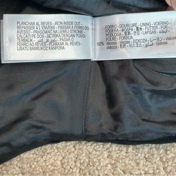 Zara ZW Collection black velvet strapless corset bustier top blouse Sz S NWOT - Picture 12 of 14